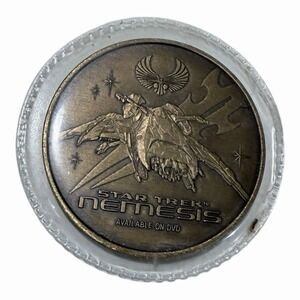 Star Trek Metal Coin: Star Trek Nemesis Collectors Promotional Coin SEALED! 2003